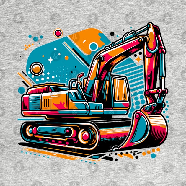 Excavator by Vehicles-Art